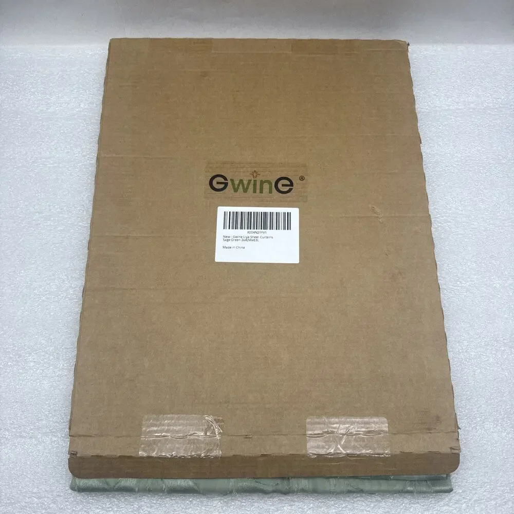 Gwine Liya Sheer Curtains 42”W x 63